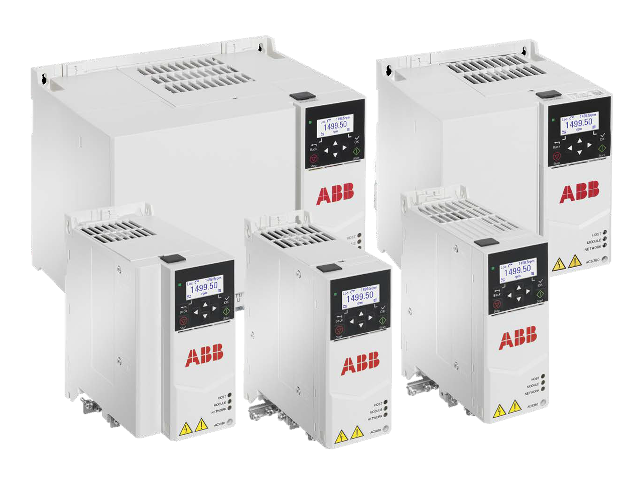 ABB LV ACS380-042S-02A4-1 AC machinery drive module, IEC: Pn 0.37 kW, 2.4 A