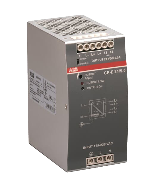 ABB CP-E 24/5.0 Power supply In:115/230VAC Out: 24VDC/5A