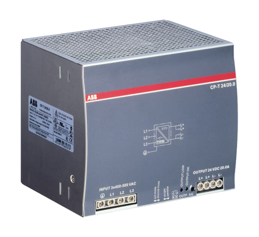 ABB CP-T 24/20.0 Power supply In: 3x400-500VAC Out: 24VDC/20.0A