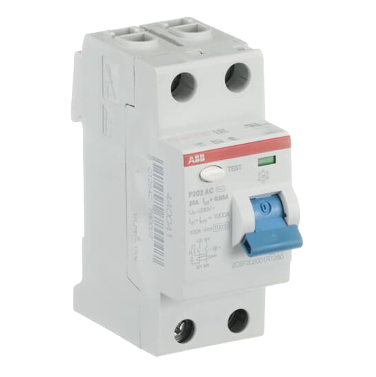ABB F202 AC-25/0.03 Residual Current Circuit Breaker 2P AC type 30 mA