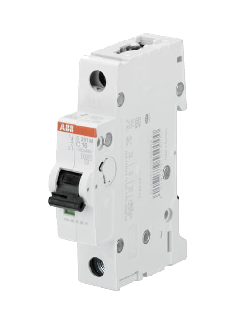 ABB S201M-C4 Miniature Circuit Breaker - 1P - C - 4 A