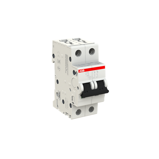 ABB S202-C13 Miniature Circuit Breaker - 2P - C - 13 A