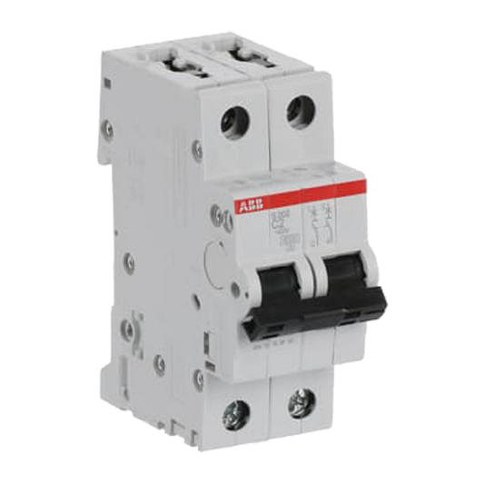 ABB S202-C2 Miniature Circuit Breaker - 2P - C - 2 A