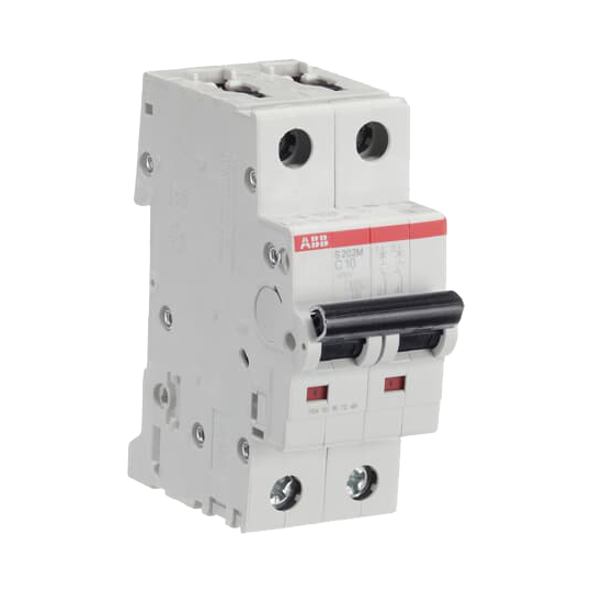 ABB S202M-C10 Miniature Circuit Breaker - 2P - C - 10 A