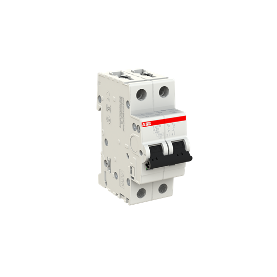 ABB S202M-D20 Miniature Circuit Breaker - 2P - D - 20 A