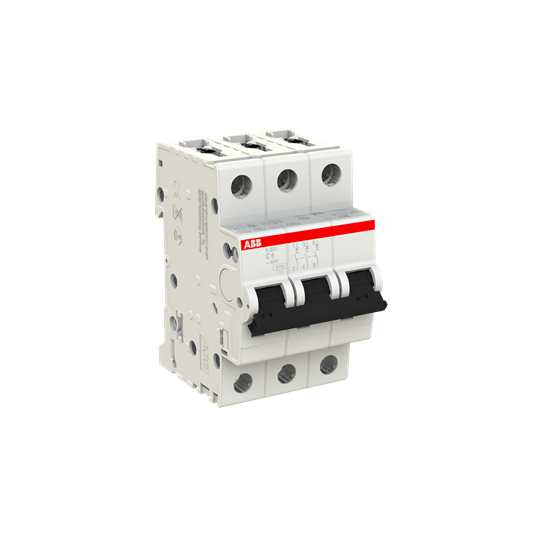 ABB S203-C6 Miniature Circuit Breaker - 3P - C - 6 A