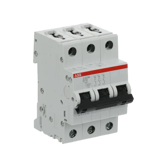 ABB S203M-B10 Miniature Circuit Breaker - 3P - B - 10 A