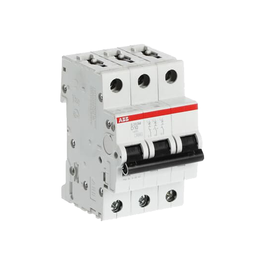 ABB S203M-D10 Miniature Circuit Breaker - 3P - D - 10 A