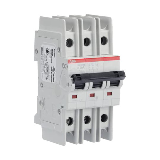 ABB SU203M-K20 Miniature Circuit Breaker - 3P - K - 20 A