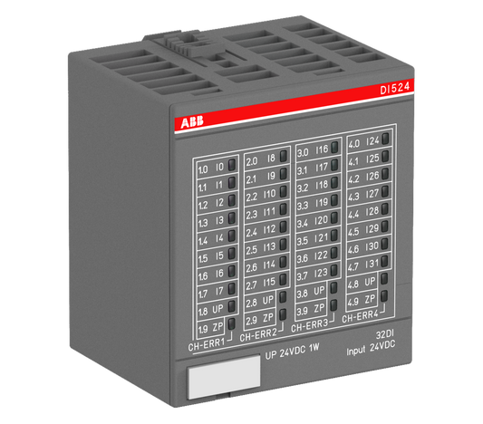 ABB DI524 : S500 Digital input module. 32 DI: 24VDC. 1-wire.