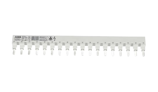 ABB Busbar PS3/18/16BP. 3 Phases Busbar, 18 PINs, 16mm2 – Automation.co.uk