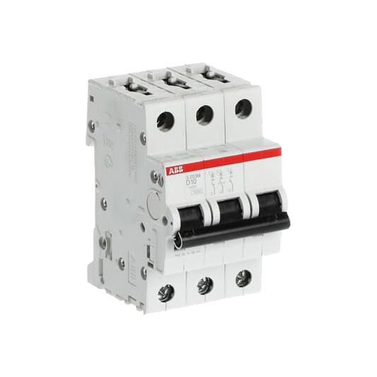ABB S203M-D10 Miniature Circuit Breaker - 3P - D - 10 A