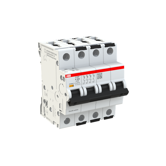 ABB S304P-K50 Miniature Circuit Breaker - 4P - K - 50 A