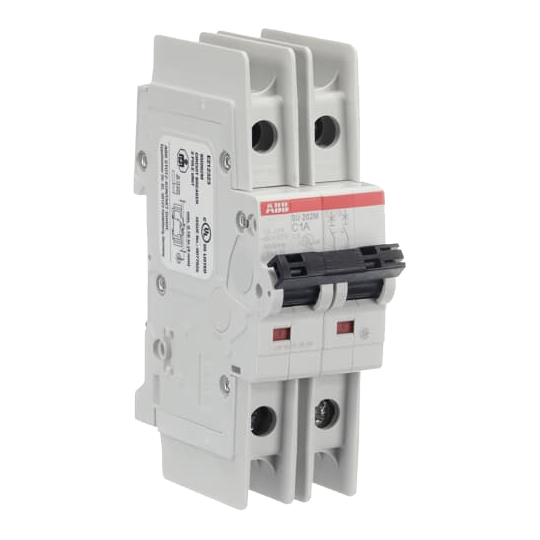 ABB SU202M-C1 Miniature Circuit Breaker - 2P - C - 1 A