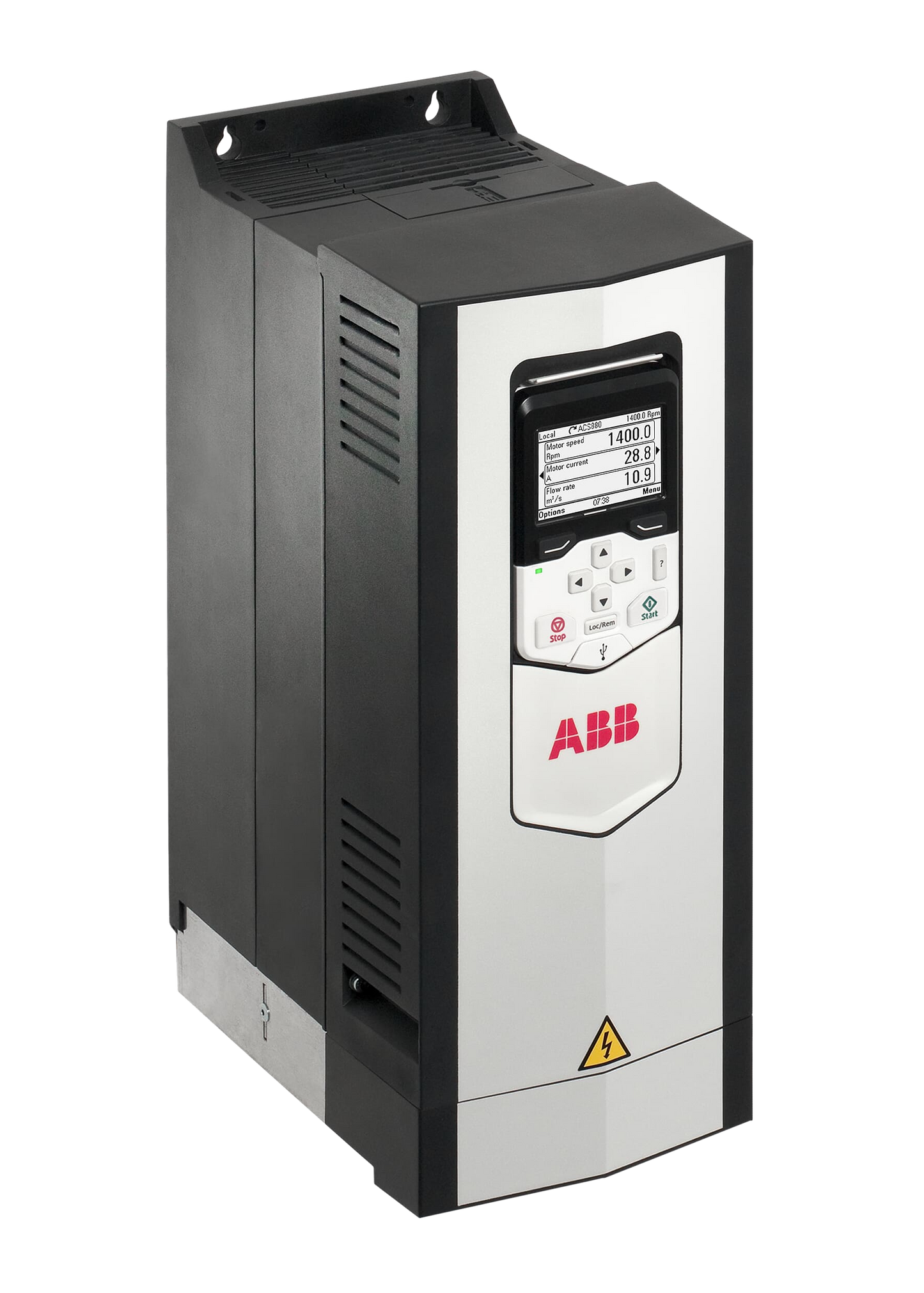 ABB LV ACS880-01-04A6-2 AC industrial wall-mounted single drive, IEC: Pn 0.75 kW, 4.6 A, 230 V, UL: Pld 1.0 Hp, 4.4 A, 230 V